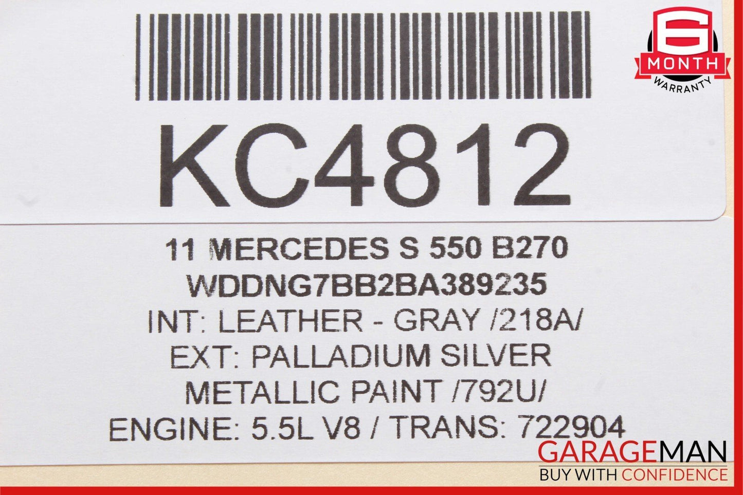 07-13 Mercedes W221 S550 CL550 Front Right Dash AC A/C Air Vent Trim Grill OEM