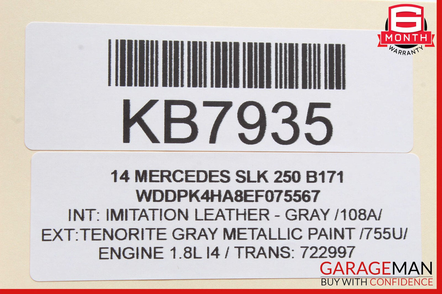 08-18 Mercedes SLK250 C250 CLS400 Front Right Side Door Control Module Unit