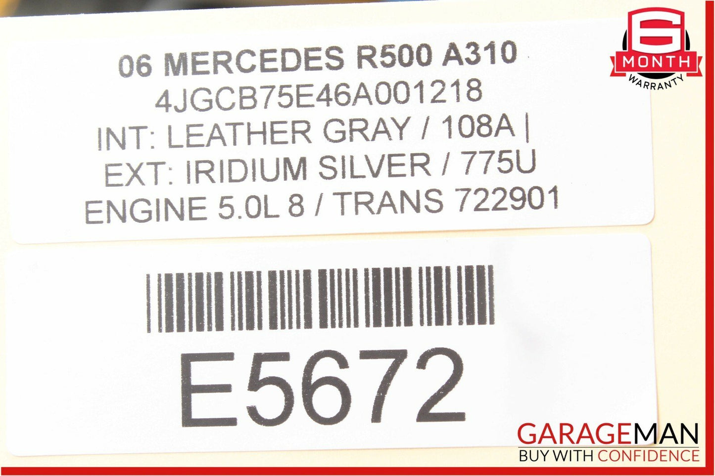 06-09 Mercedes W251 R500 CLK55 AMG CLS350 Bosch Engine Starter Motor OEM