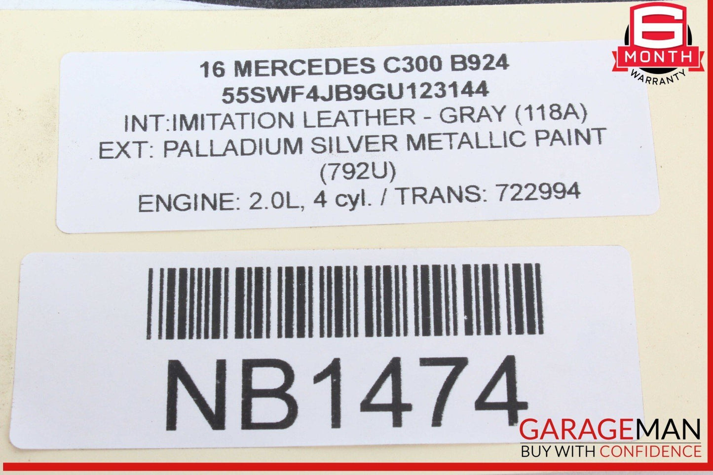 15-20 Mercedes W205 C300 C350e Front Left Side Door Lock Latch Actuator OEM