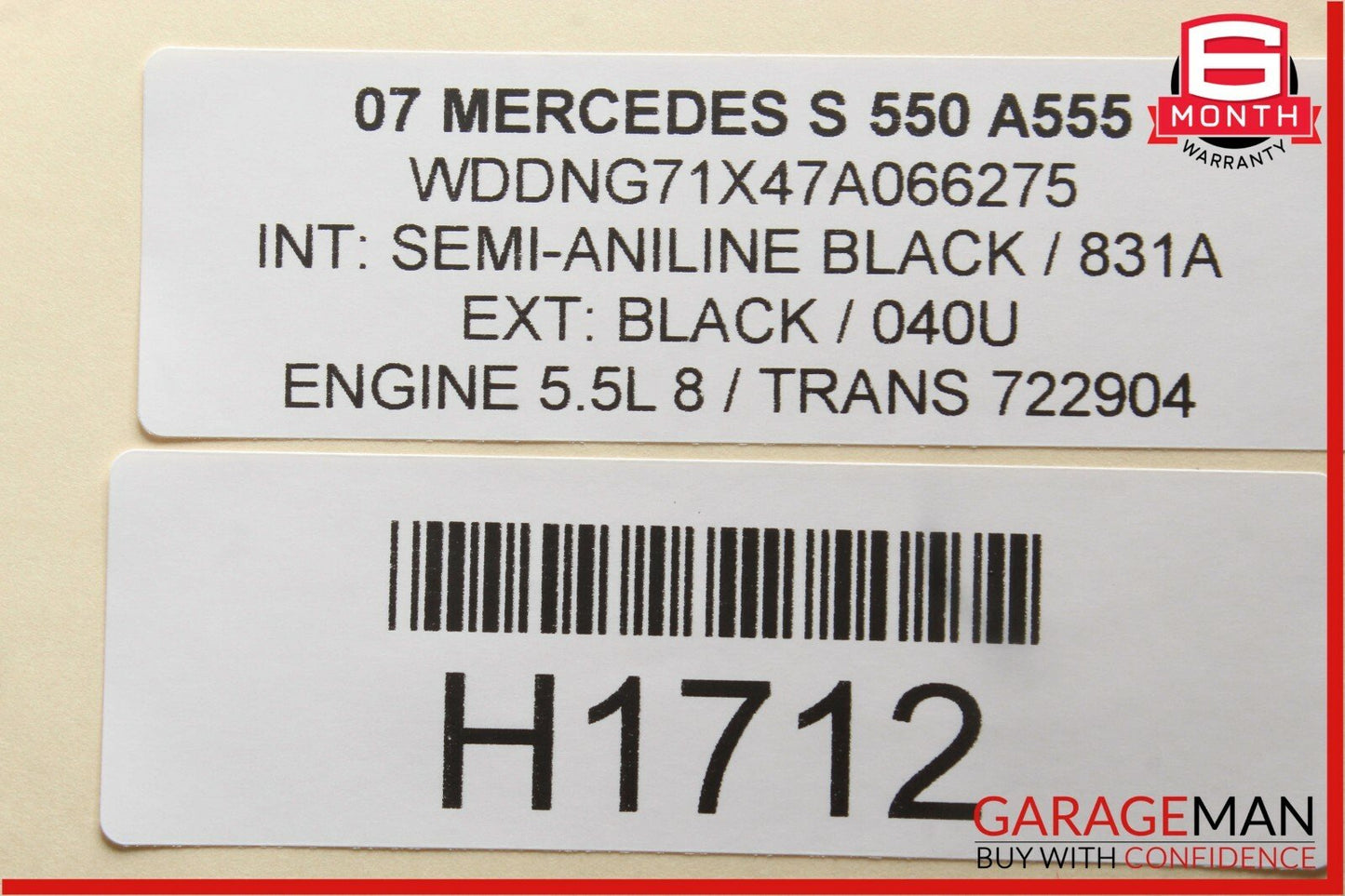 07-13 Mercedes S550 CL65 AMG Front Right Side Seat Control Switch Set OEM