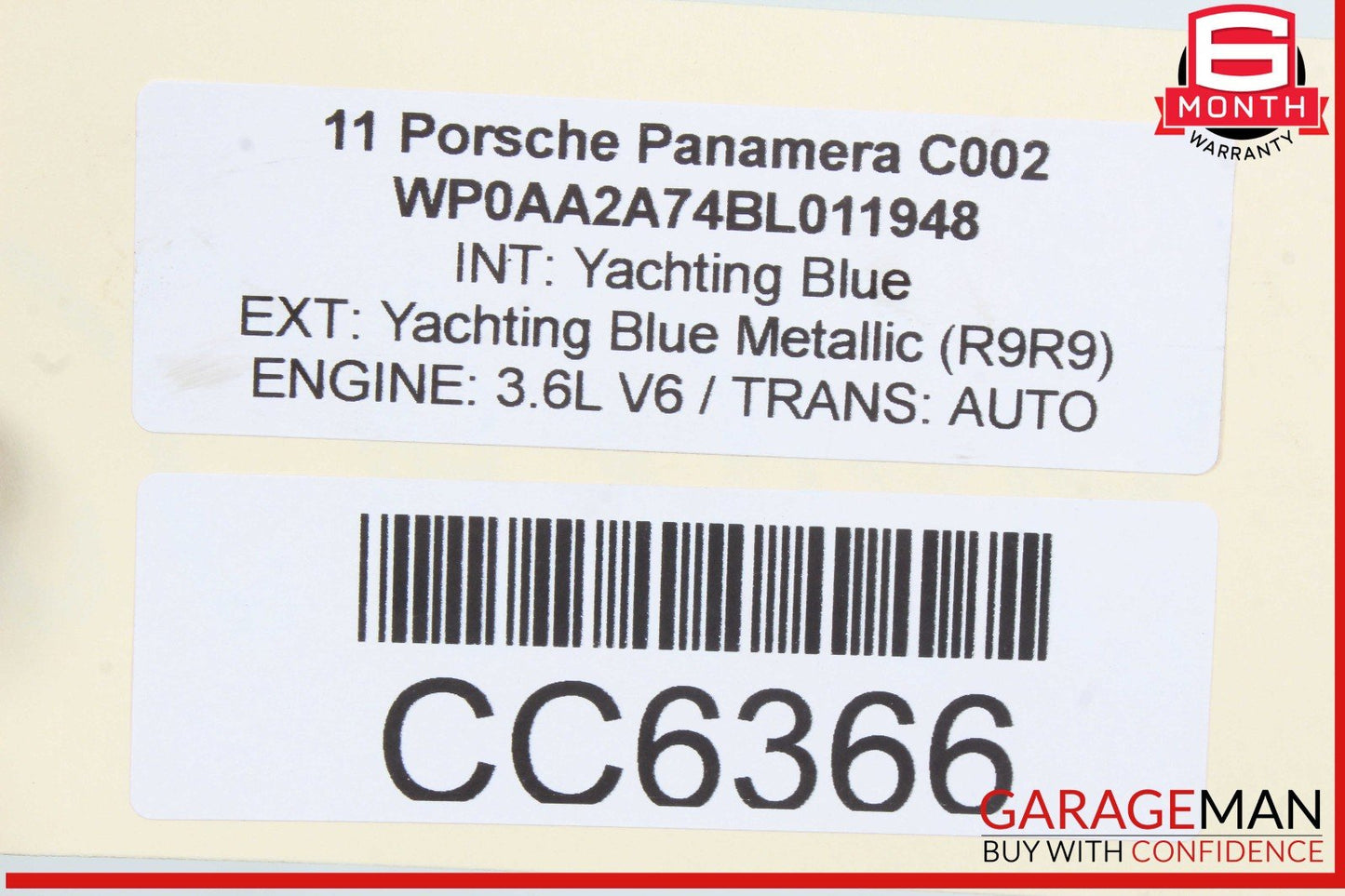 11-16 Porsche Panamera 970 3.6L Transmission Oil Cooler Radiator OEM