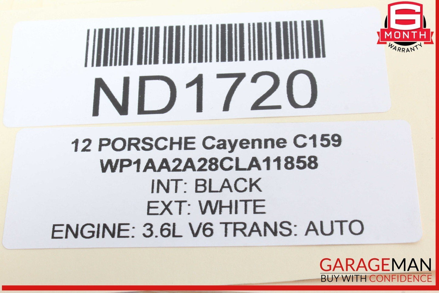 11-18 Porsche Cayenne 958 S Rear Right or Left Side Axle CV Shaft 7P0501201D OEM
