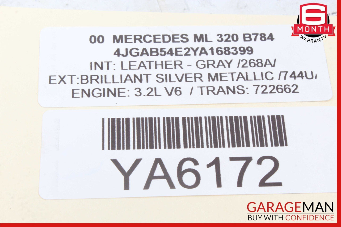 98-05 Mercedes W163 ML320 ML500 Front Left Driver Side Axle CV Half Shaft OEM