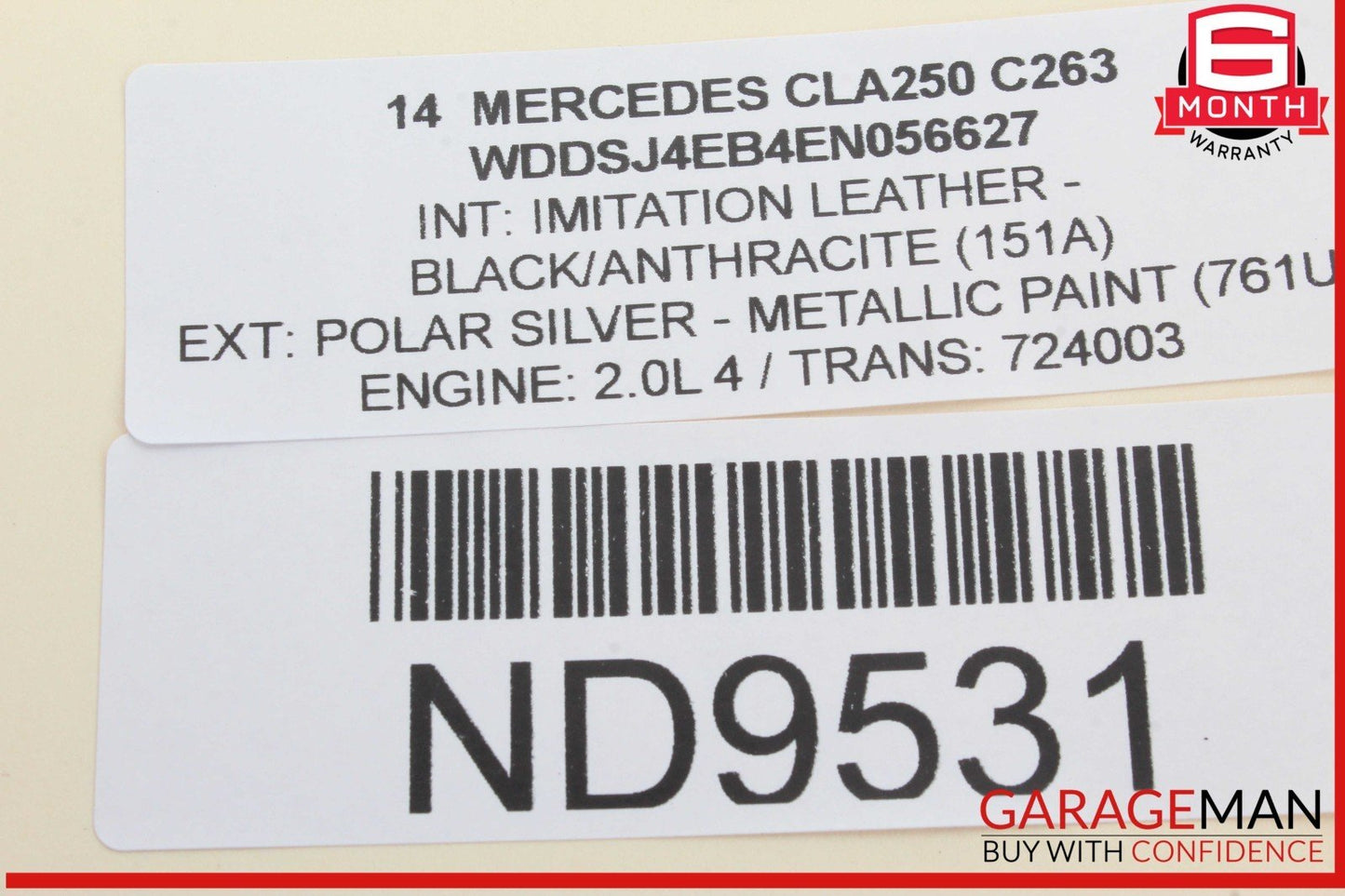 14-19 Mercedes W117 CLA250 Front Center AC A/C Air Vent Nozzle Trim Grill OEM