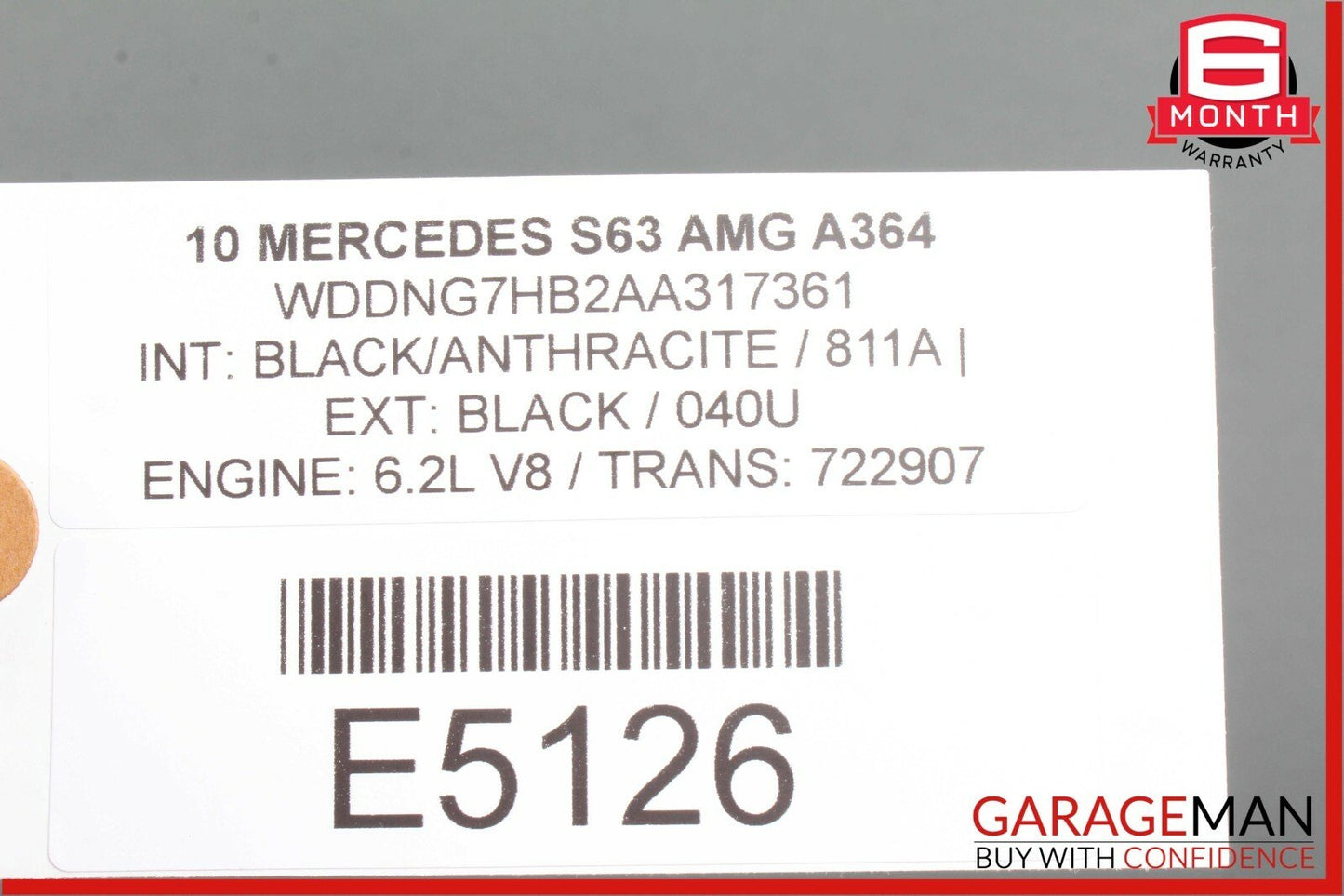 07-13 Mercedes W221 S63 Dashboard Center Trim Molding OEM