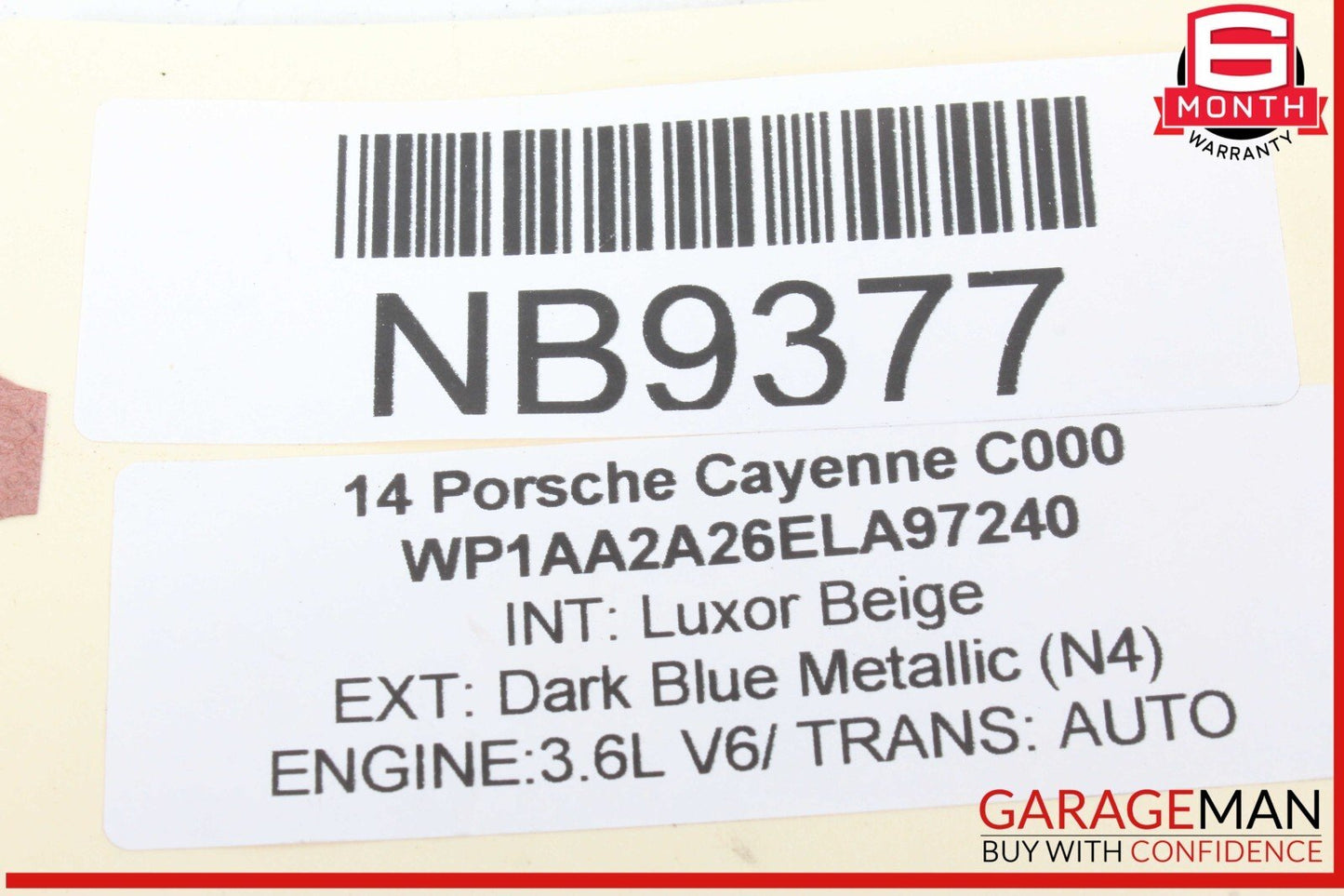 11-18 Porsche Cayenne 958 Rear Right Passenger Side Lower Control Arm OEM