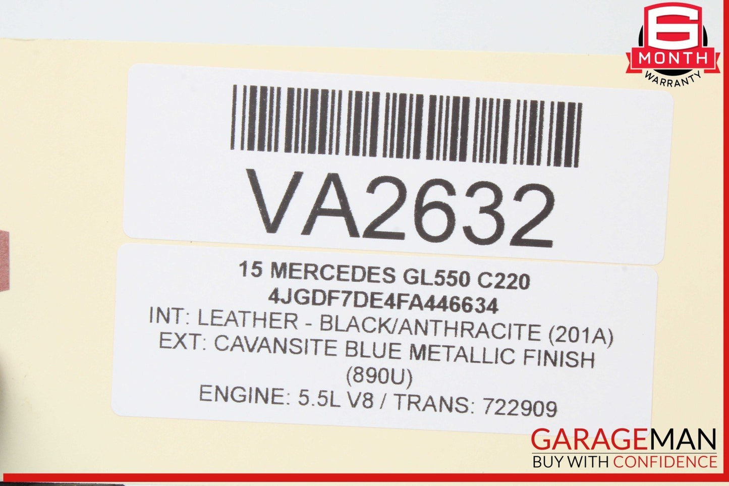 12-19 Mercedes X166 GL550 GL450 Front Right Side Window Regulator Motor OEM
