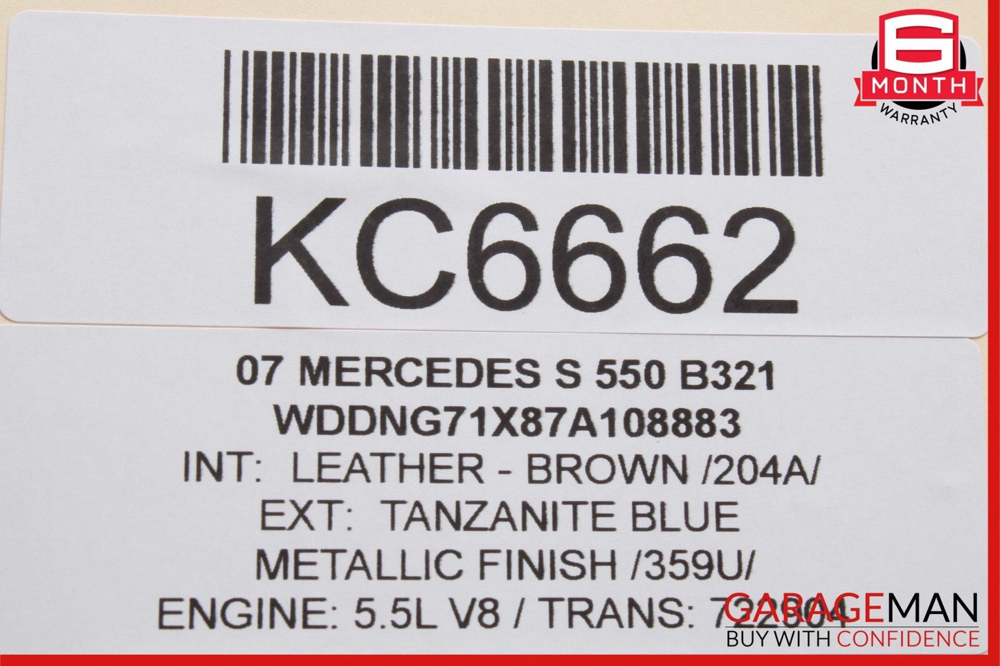 07-14 Mercedes W221 S550 Voice Language Communication Control Module OEM