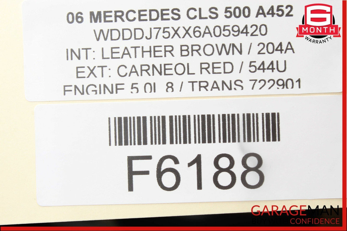 06-11 Mercedes W219 CLS500 E63 AMG Rear Left Door Keyless Go Control Module OEM