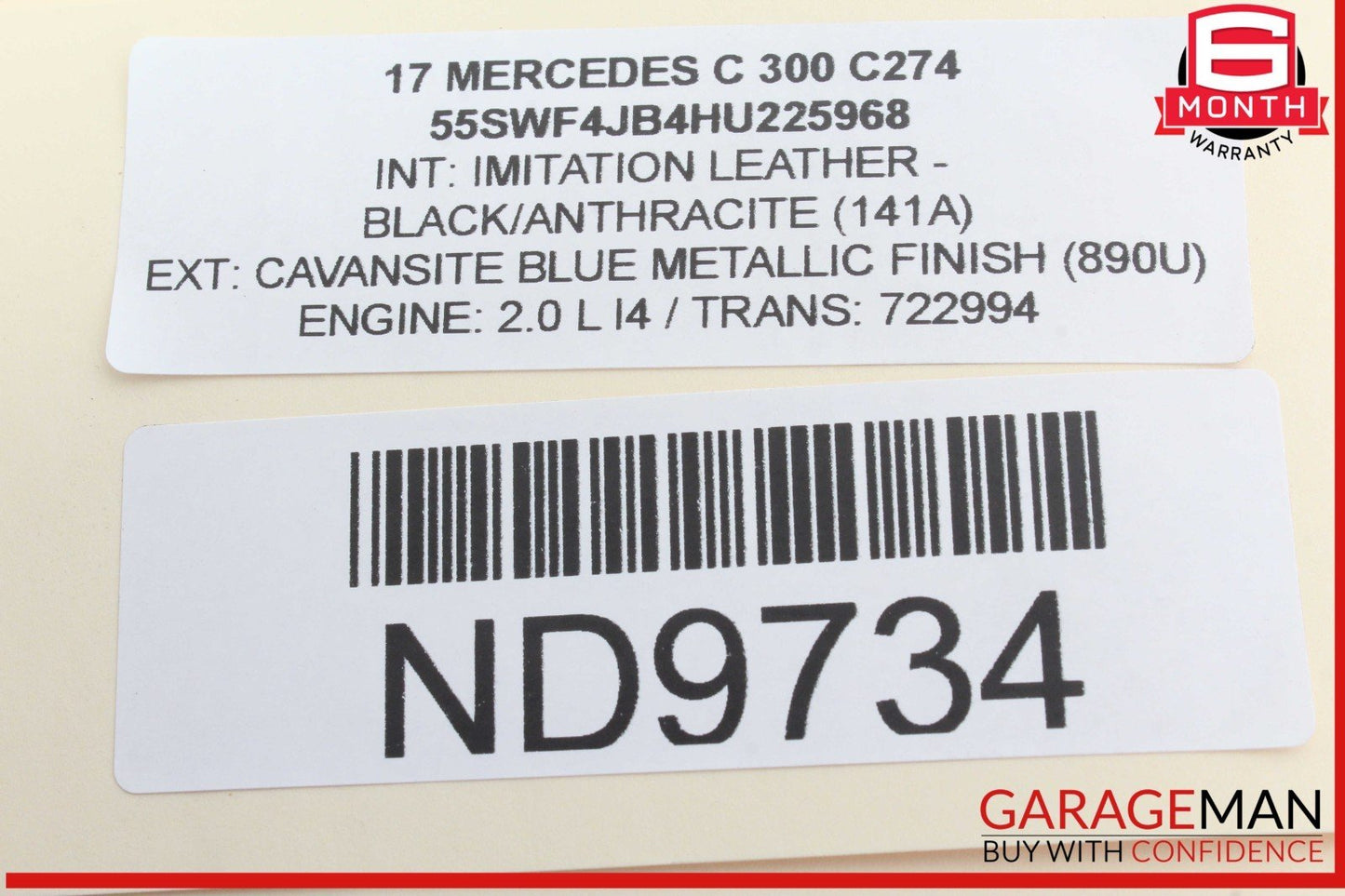 15-18 Mercedes W205 C300 C350e Front Right Side Seatbelt Seat Belt Retractor OEM