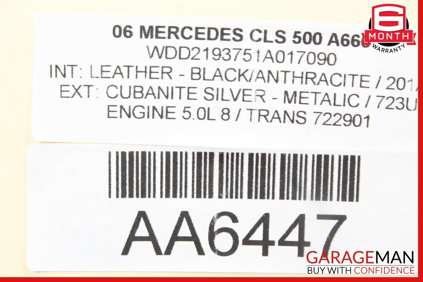 06-11 Mercedes W219 CLS500 CLS550 Rear Left Driver Door Lock Latch Actuator OEM