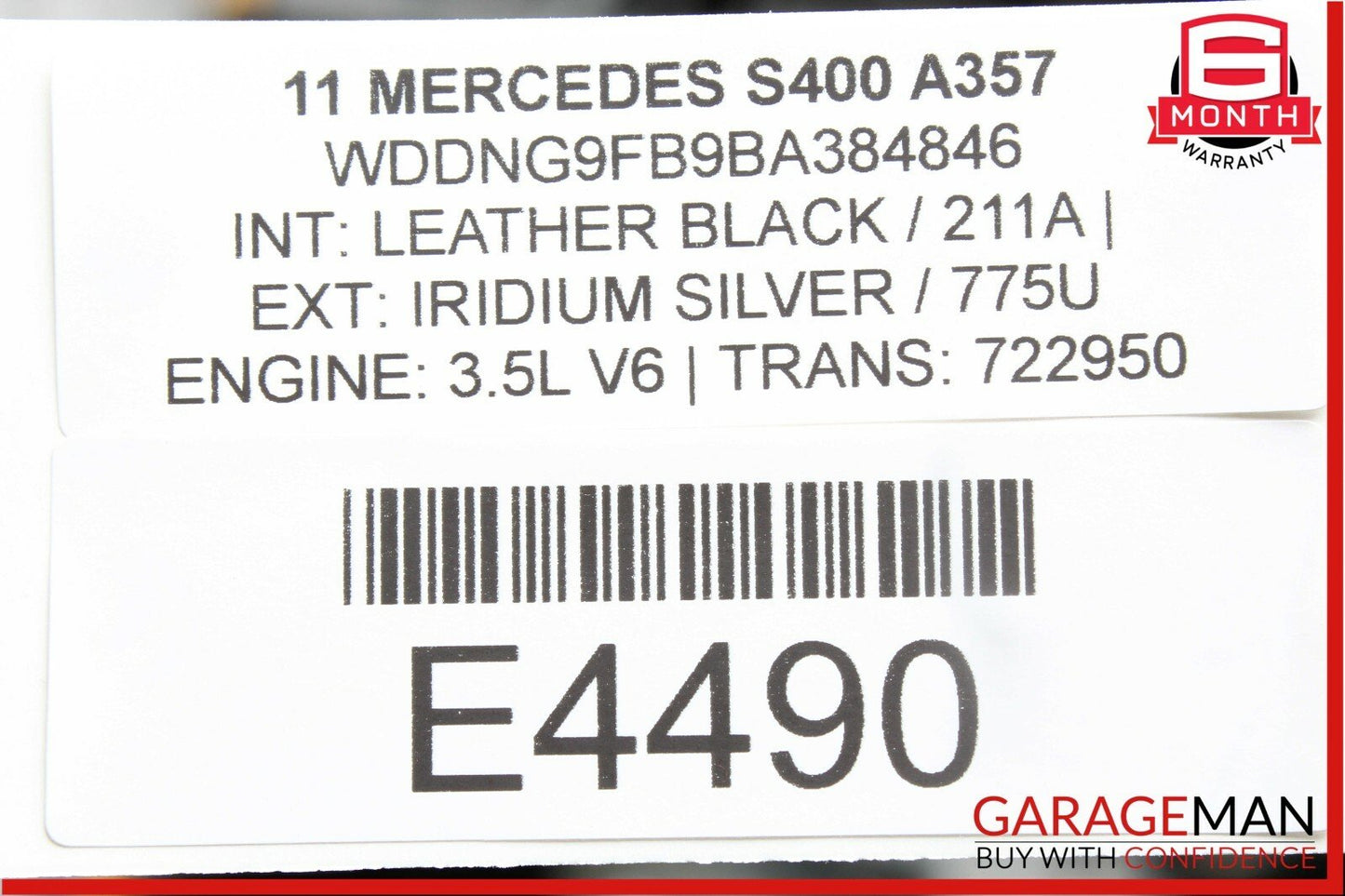 07-13 Mercedes W216 CL550 S400 Dash A/C AC Air Vent Trim Panel Right Side OEM
