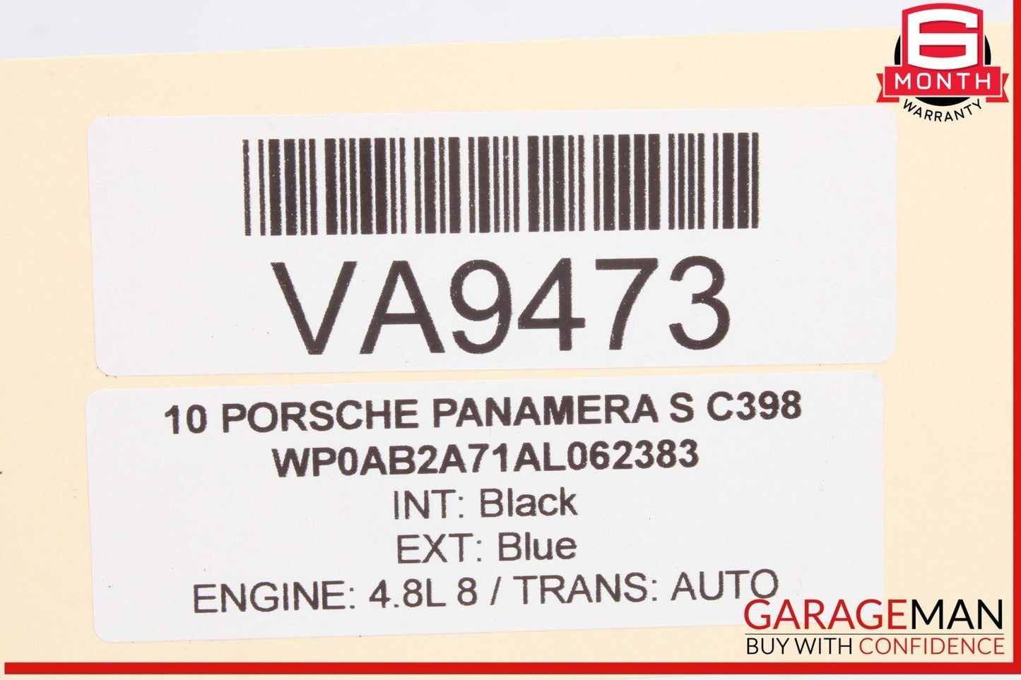 10-16 Porsche Panamera S 970 Rear Right Side Console AC A/C Air Vent Grille OEM
