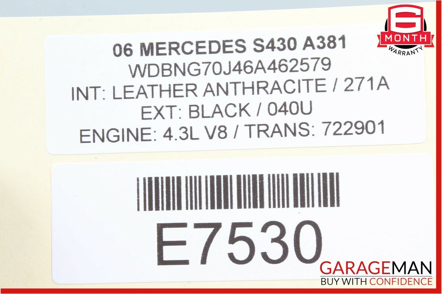 03-06 Mercedes W220 S500 S430 S55 AMG Front Right Seat Belt Seatbelt Retractor