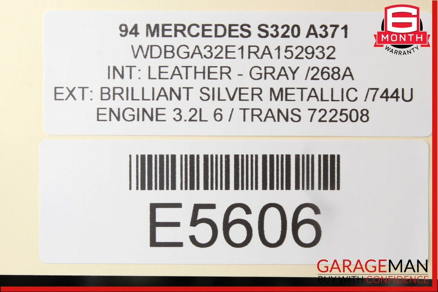 94-99 Mercedes W140 S420 S320 Anti Theft Alarm Control Module 1408204826 OEM