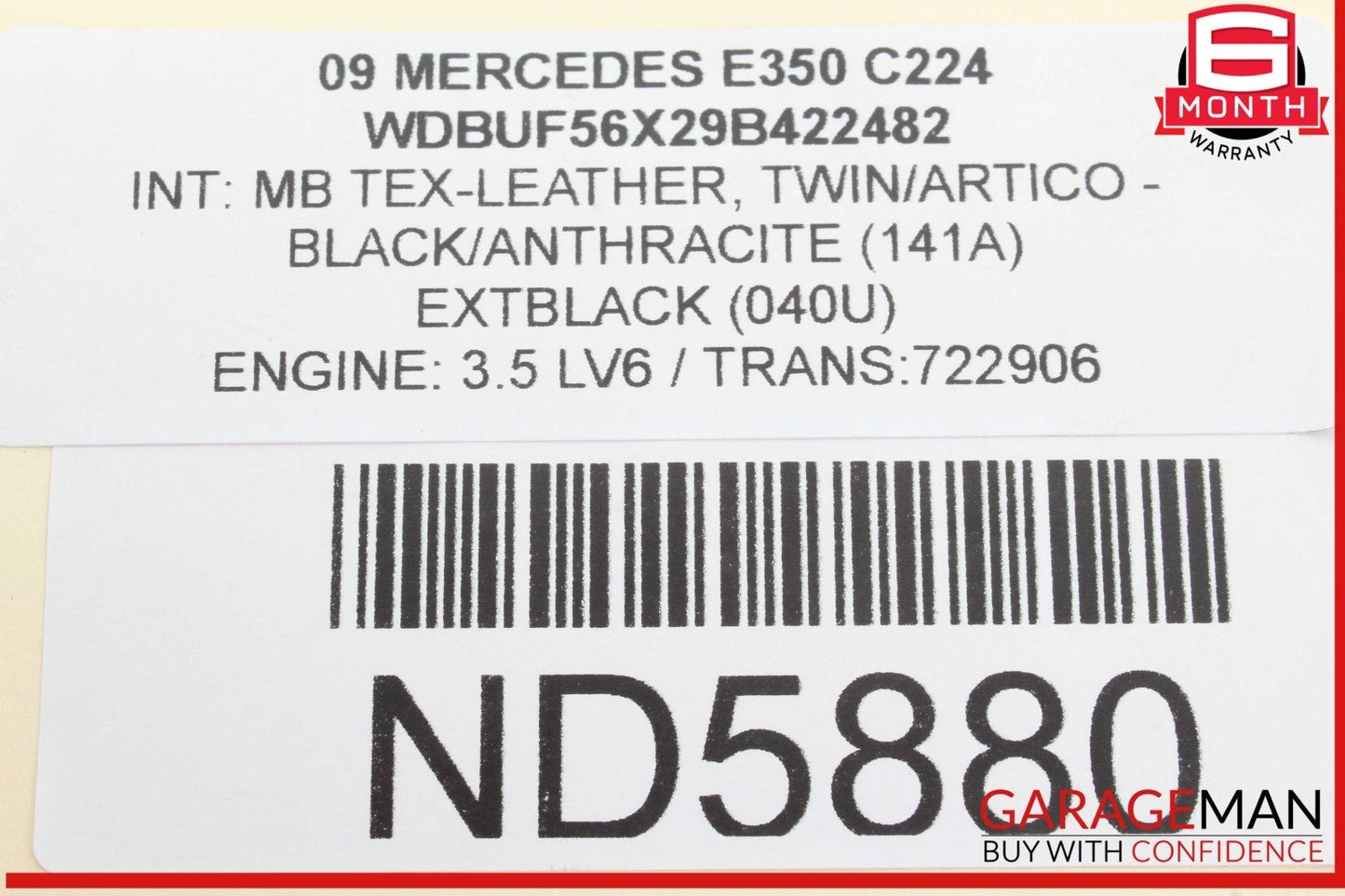 03-09 Mercedes W211 E350 E550 Front Right Passenger Side Door Control Module OEM