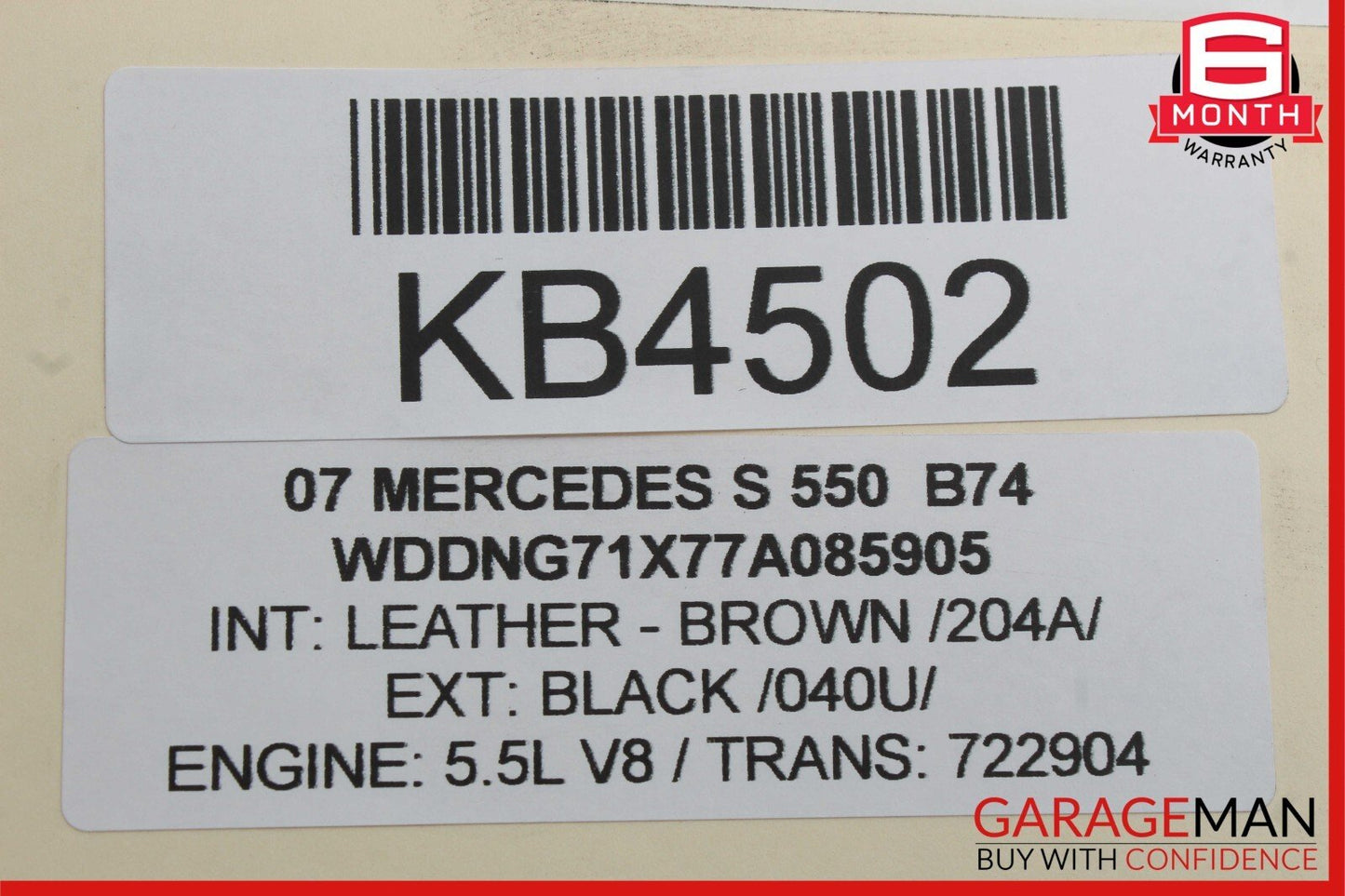 07-09 Mercedes W221 S550 S600 Rear Bumper Parktronic Wire Harness Cable OEM