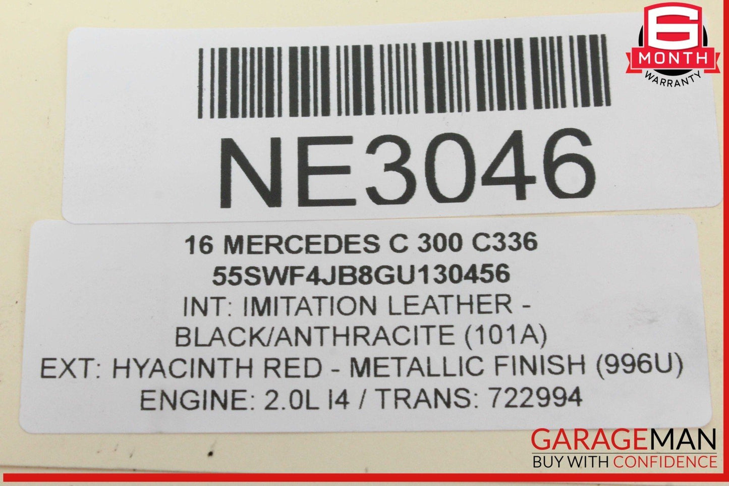 15-20 Mercedes W205 C300 ECU ECM Engine Computer Control Module Unit 2749001600