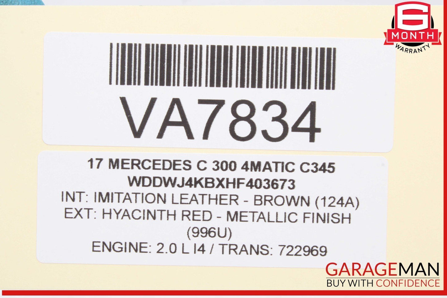 15-19 Mercedes W205 C300 4MATIC Media Center Dashboard Hazard Control Switch OEM