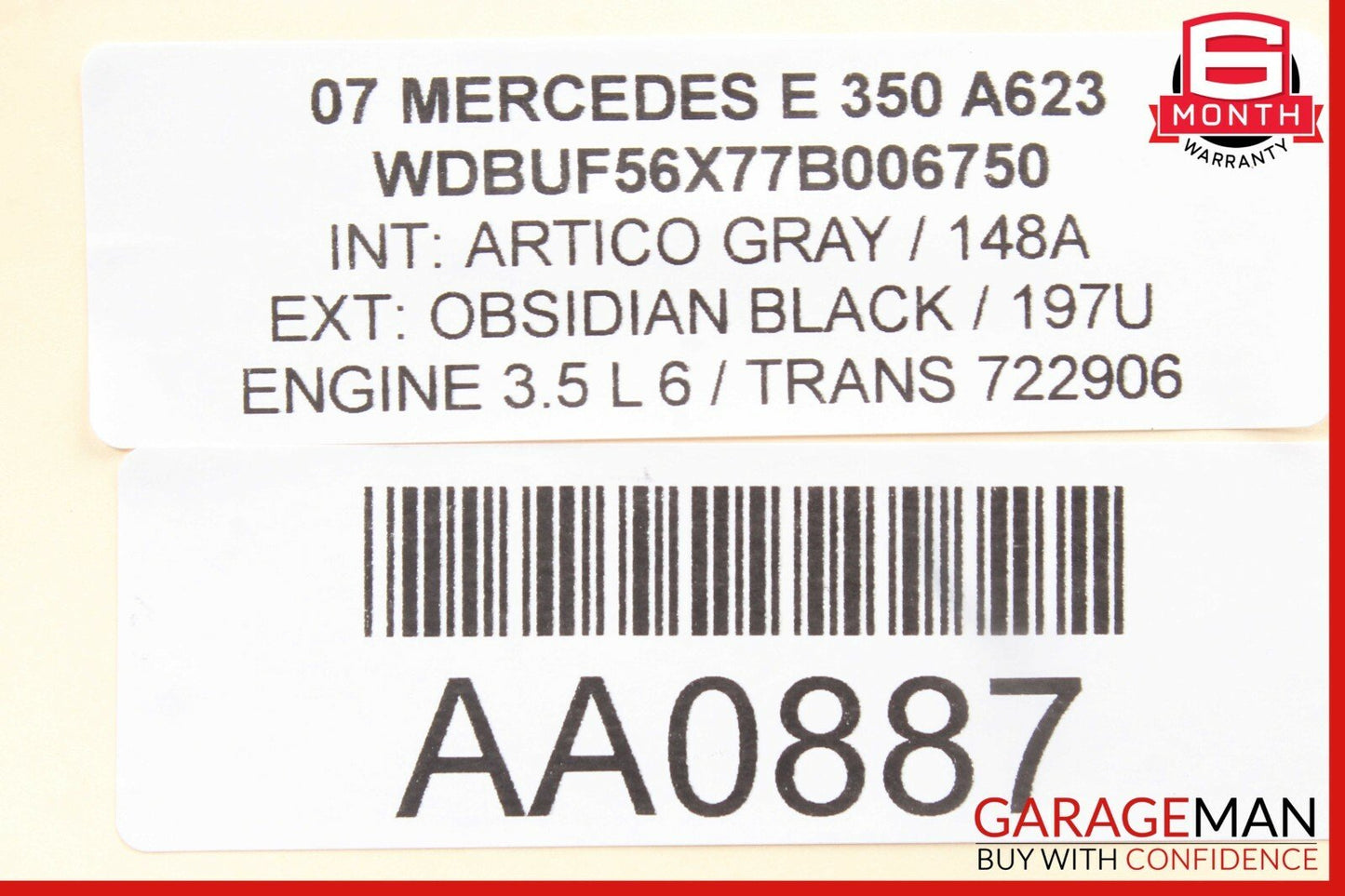 03-09 Mercedes W211 E350 E500 E55 AMG Rear Right Side Door Lock Latch Actuator