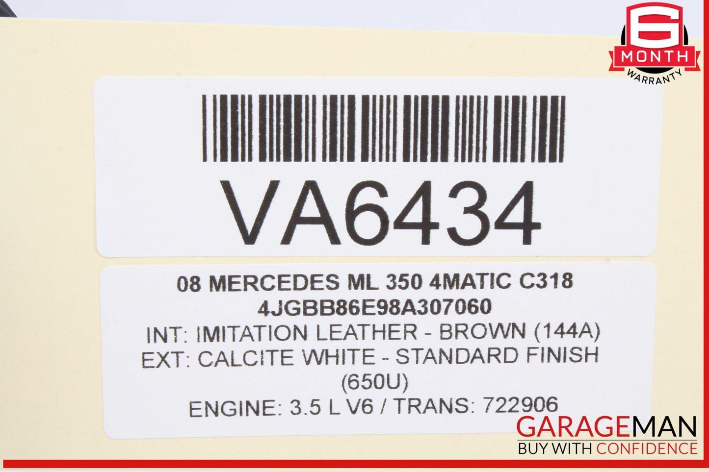 06-13 Mercedes W164 ML350 GL450 Front Left Side Door Control Module Unit OEM
