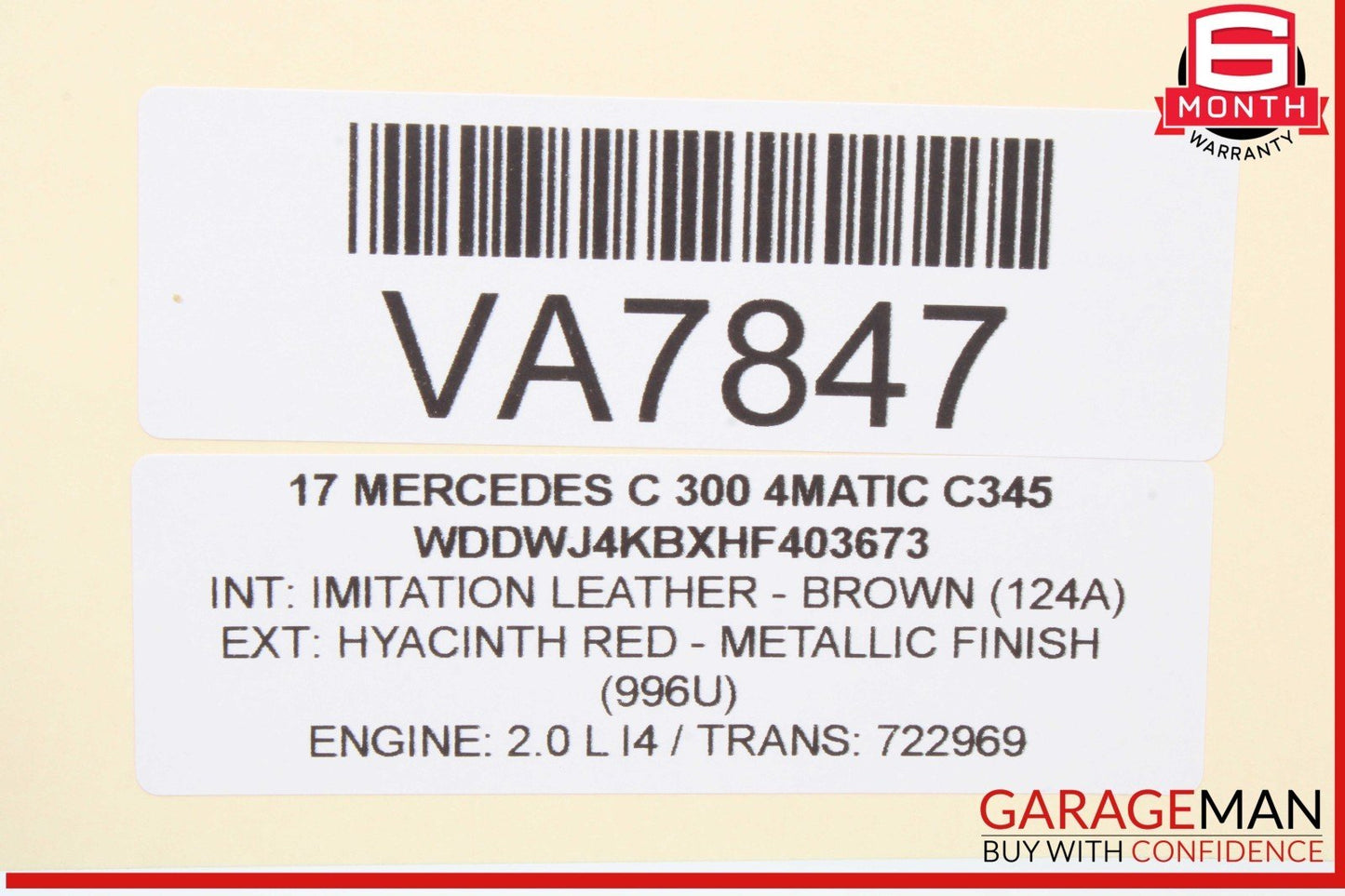 15-21 Mercedes W205 C300 4MATIC Window Lifter Regulator Control Module Unit OEM