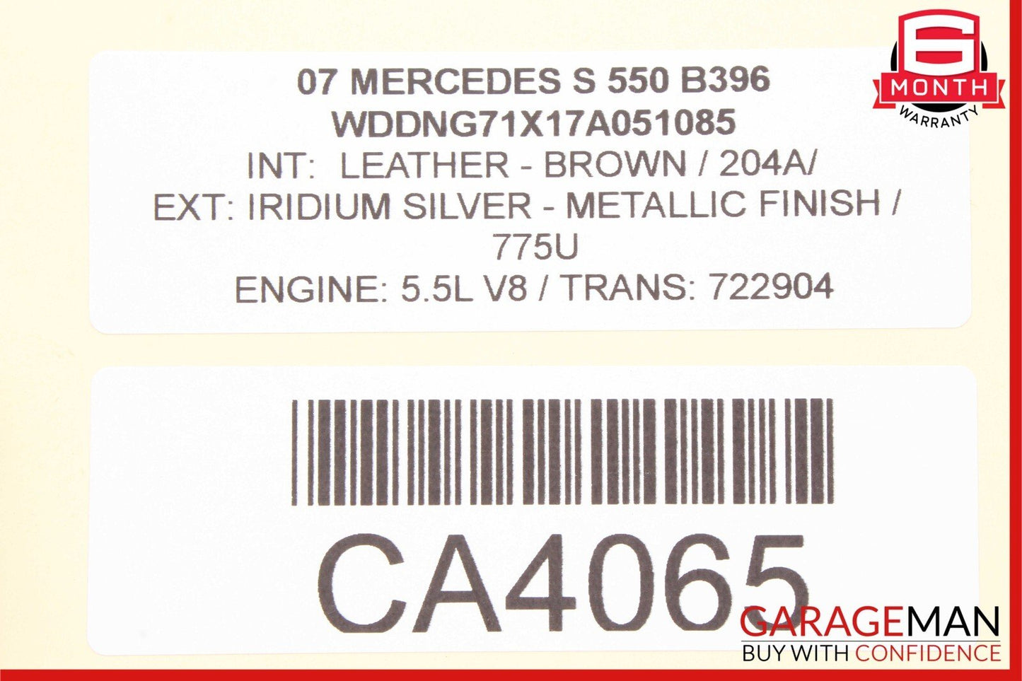 07-10 Mercedes W221 S550 CL550 Speedometer Odometer Instrument Cluster Gauge OEM