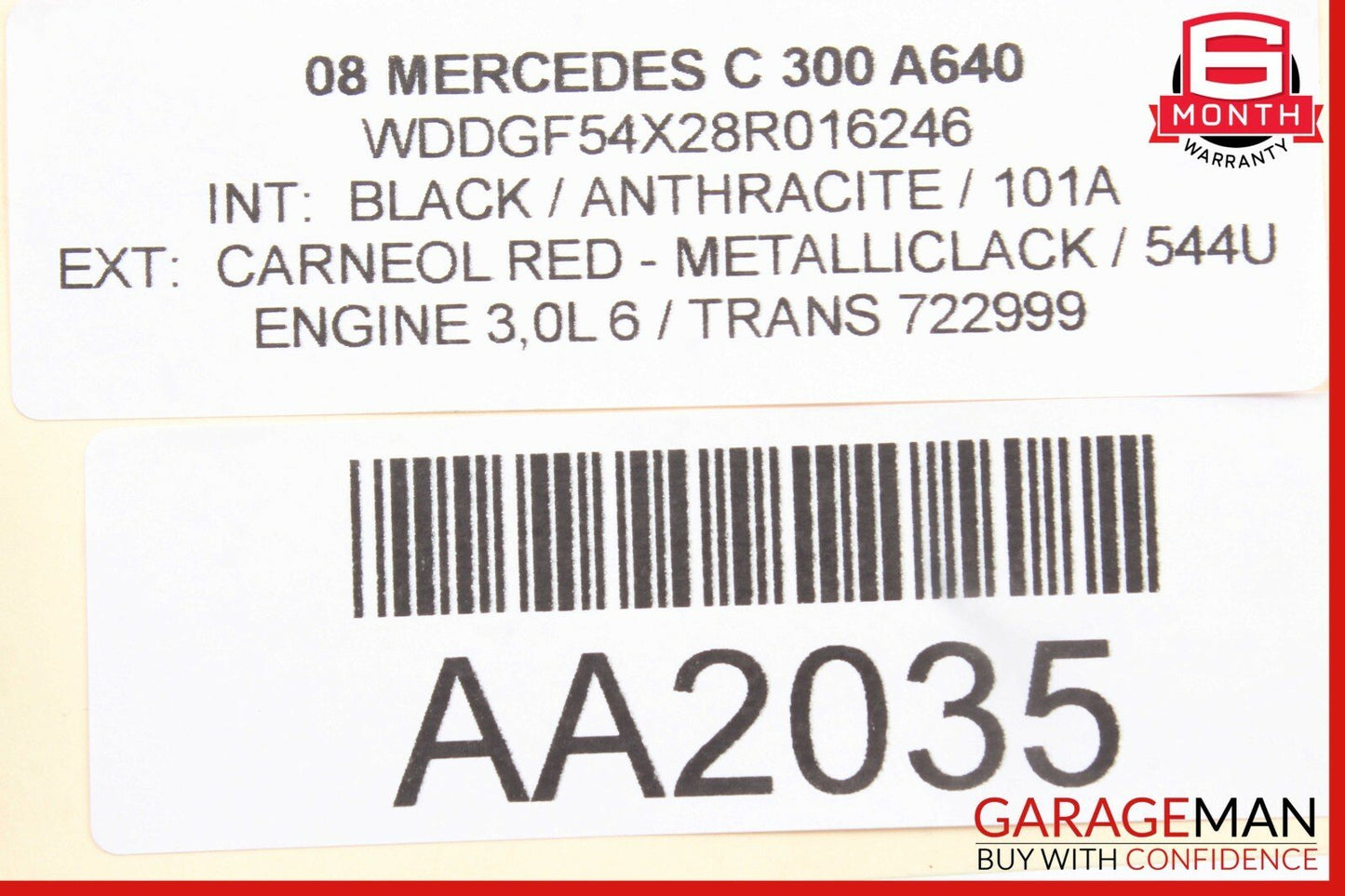 08-14 Mercedes W204 C300 C350 Rear Left Side Door Window Regulator Motor OEM