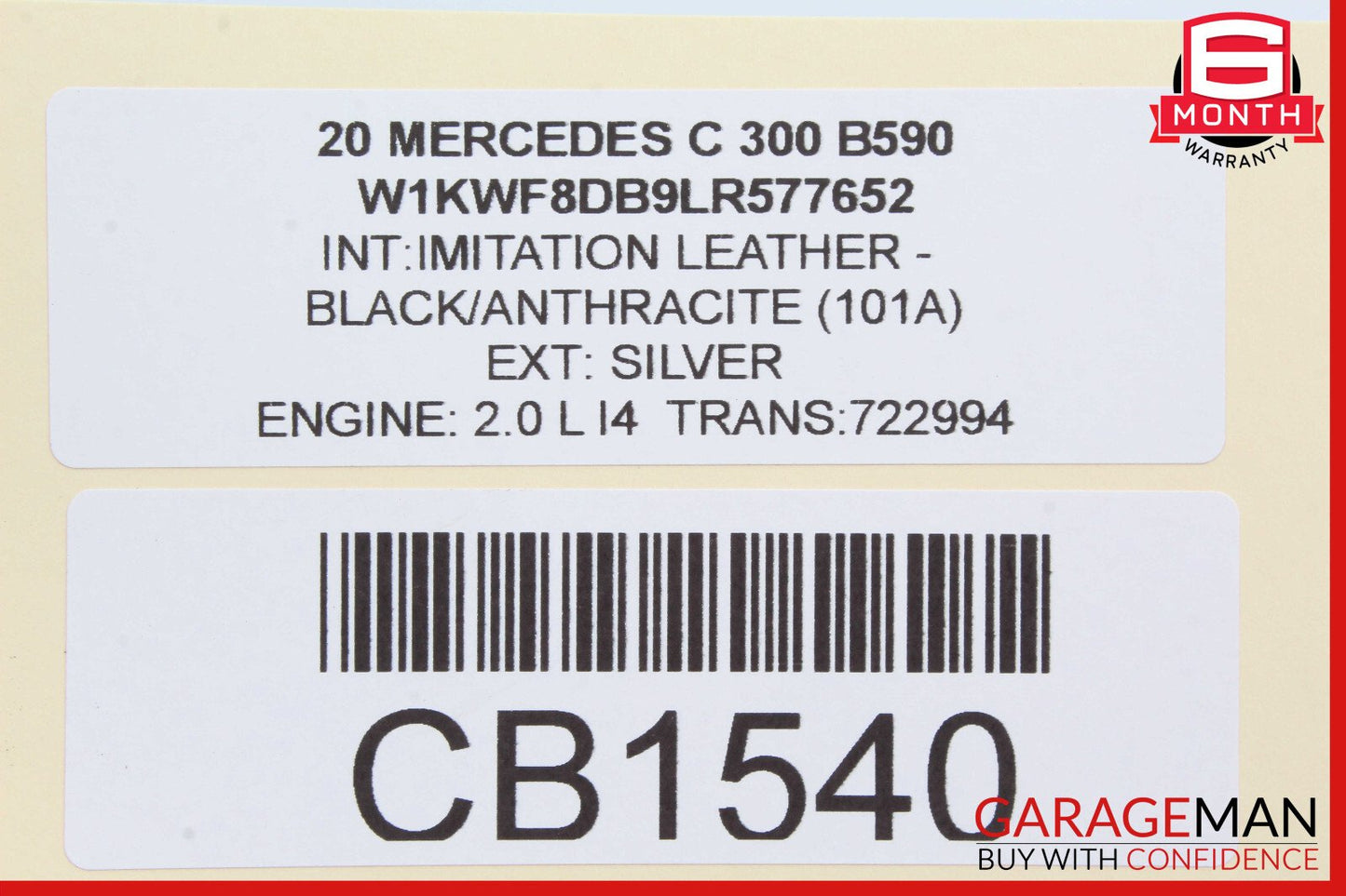 15-20 Mercedes W205 C300 Rear Left Suspension Upper Control Arm