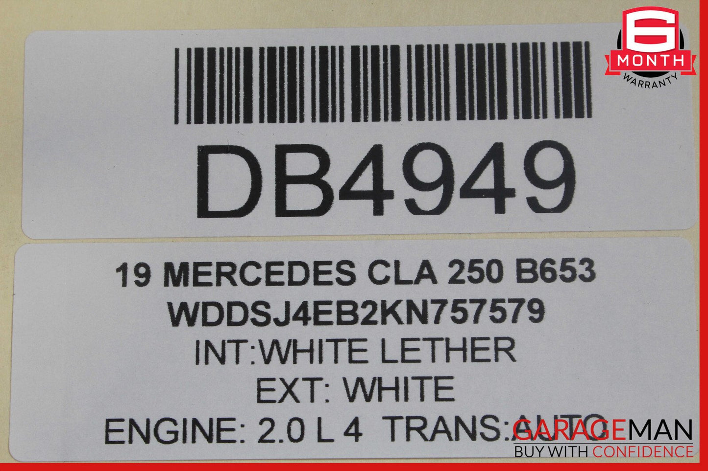14-18 Mercedes W117 CLA250 Rear Trunk Lid Deck Shell Panel Cover OEM