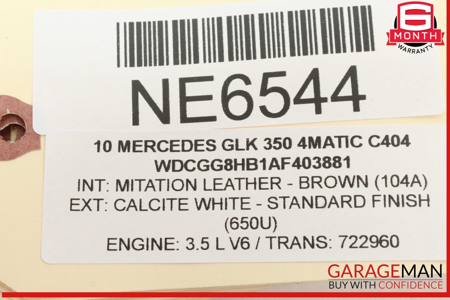 10-12 Mercedes X204 GLK350 4MATIC Front Left Dash Air Conditioning Air Vent OEM