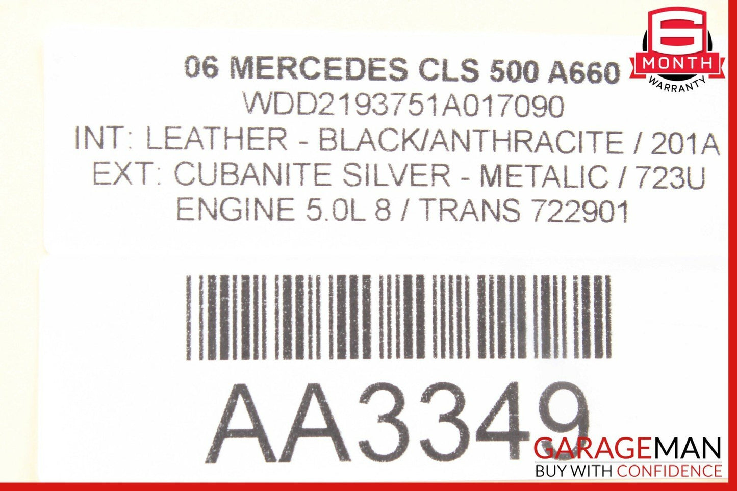 03-09 Mercedes W219 CLS500 Rear Door Keyless Go Entry Control Module OEM