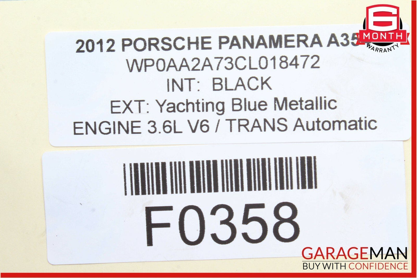 11-13 Porsche Panamera 970 3.6L AT Automatic Transmission Gear Shifter Cable OEM