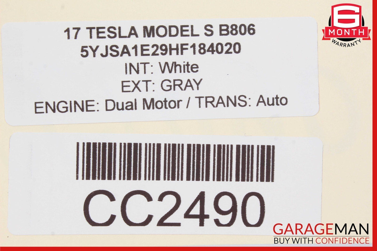 16-20 Tesla Model S Front Left Driver A/C Condenser Cooling Fan Shroud Module