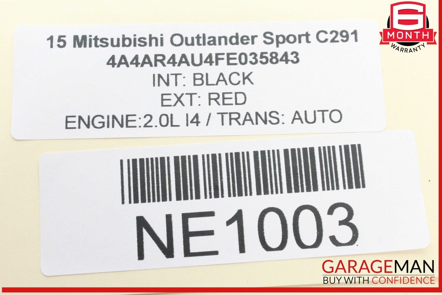 14-15 Mitsubishi Outlander Sport Front Left Side Accelerator Throttle Pedal OEM