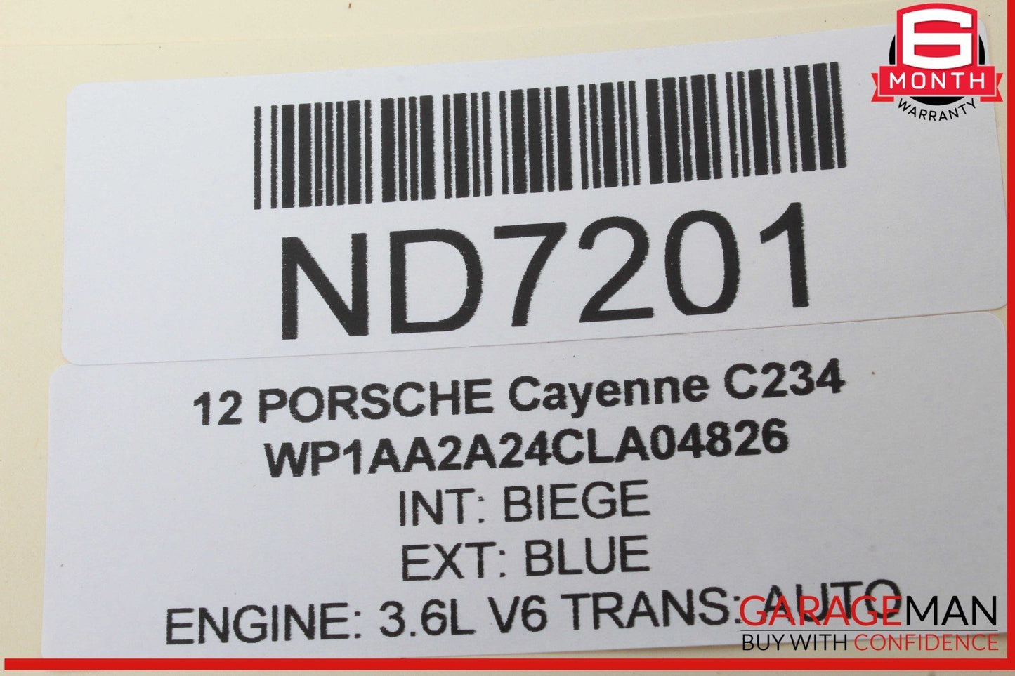 11-18 Porsche Cayenne 958 Front Left Driver Side Seat Airbag Air Bag OEM