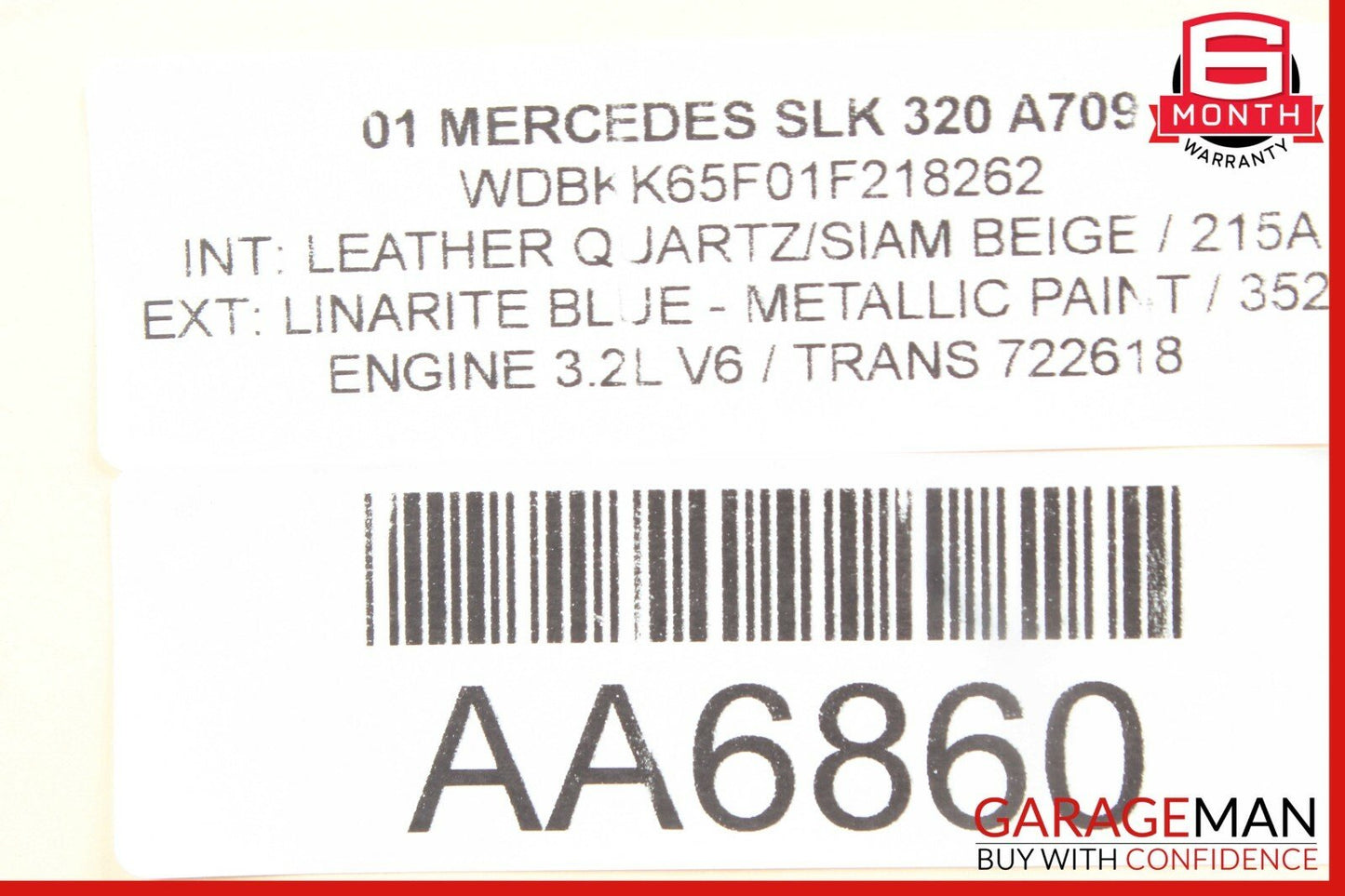 97-04 Mercedes R170 SLK230 Rear Left / Right Upper Suspension Control Arm OEM