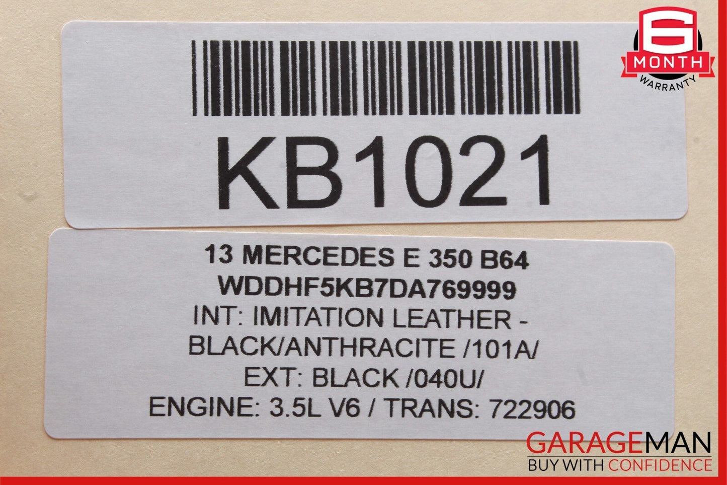 08-18 Mercedes W212 E350 C300 Rear Right Side Door Control Module Unit OEM