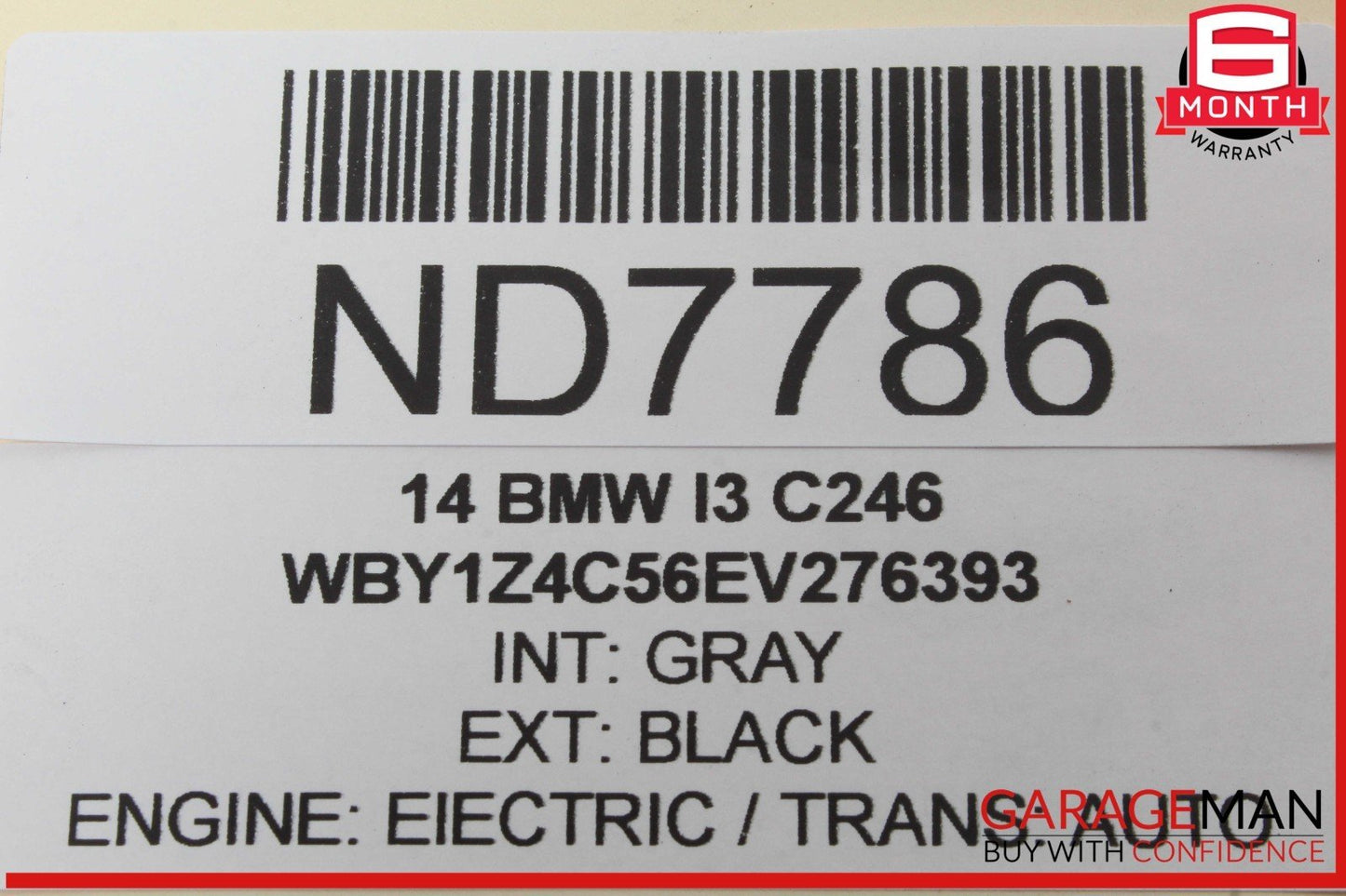 14-21 BMW i3 I01 Hybrid Rear Left DrIver Side Axle CV Half Shaft 7641213 OEM