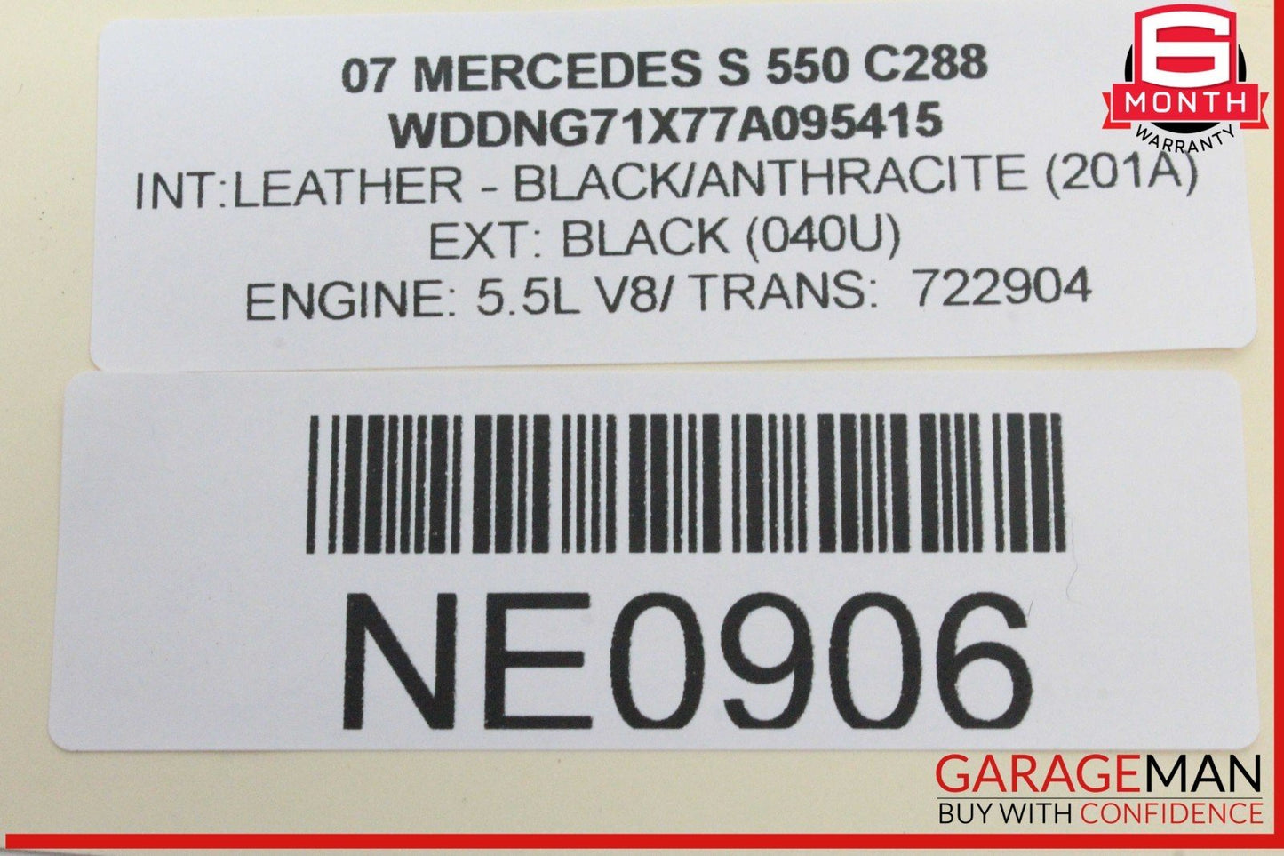 07-10 Mercedes W221 S550 CL550 Navigation Information Display Screen Monitor OEM
