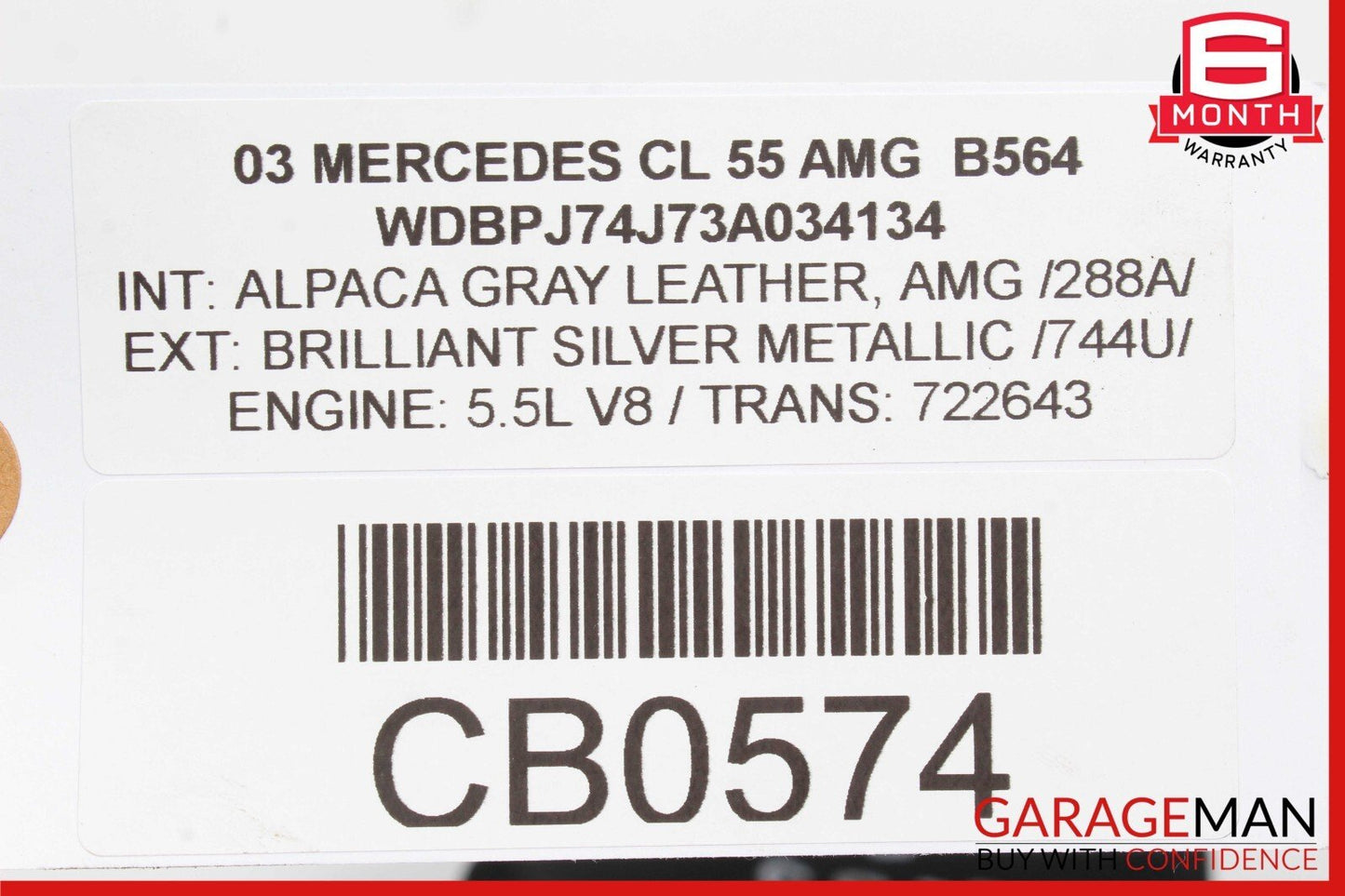 00-06 Mercedes W215 CL500 CL600 Front Left Support Headlight Mounting Bracket