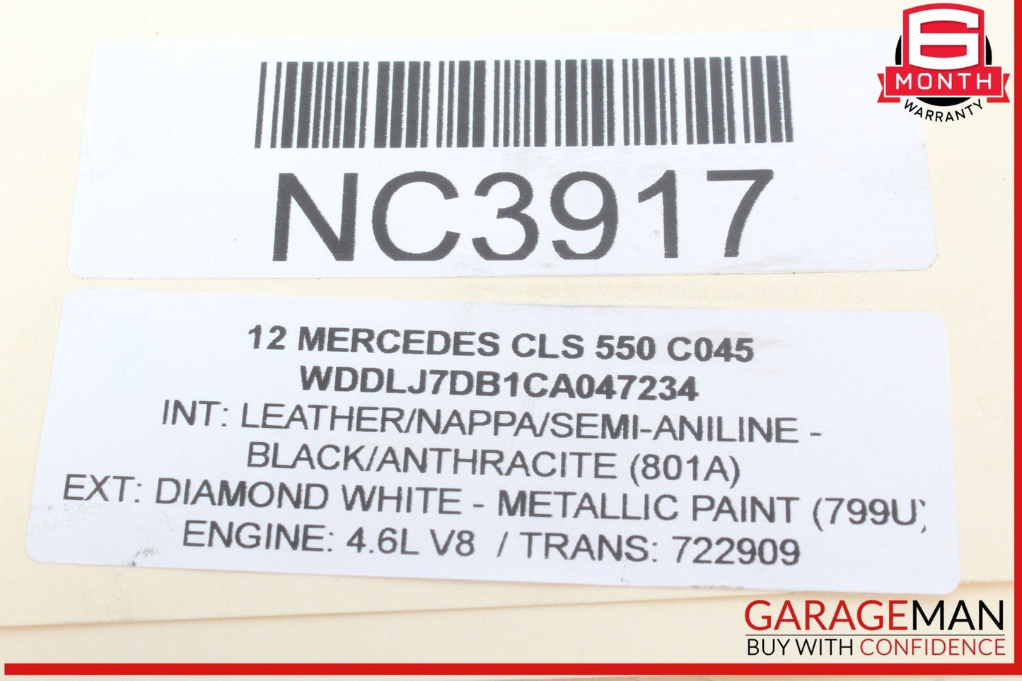 12-18 Mercedes W218 CLS550 Front Right or Left Side Engine Timing Chain Plate