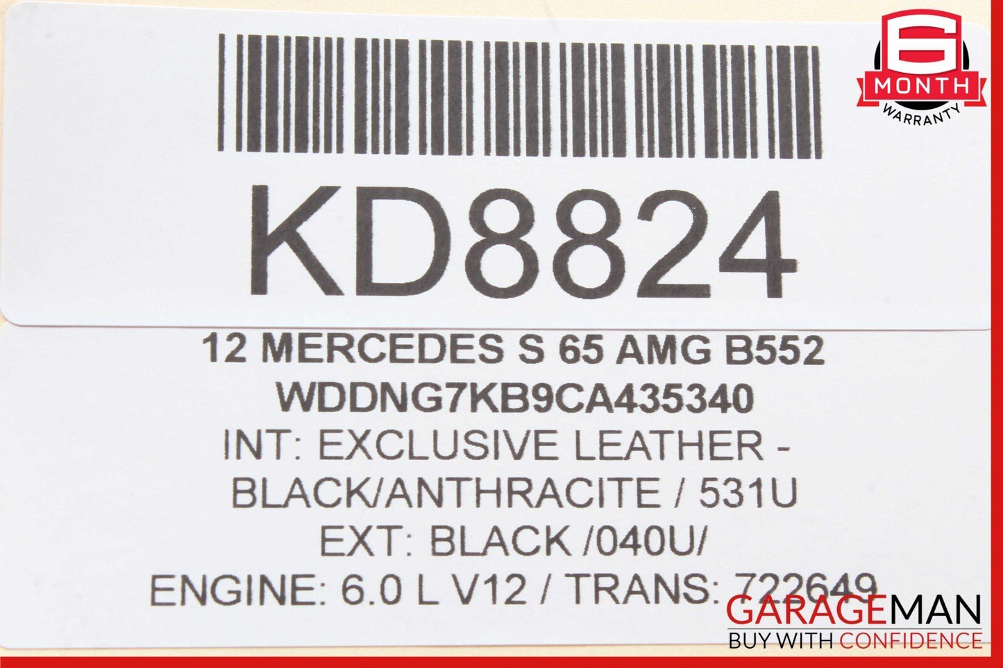 07-13 Mercedes W221 S55 AMG S400 Front Left Door Control Module 2219008503 OEM