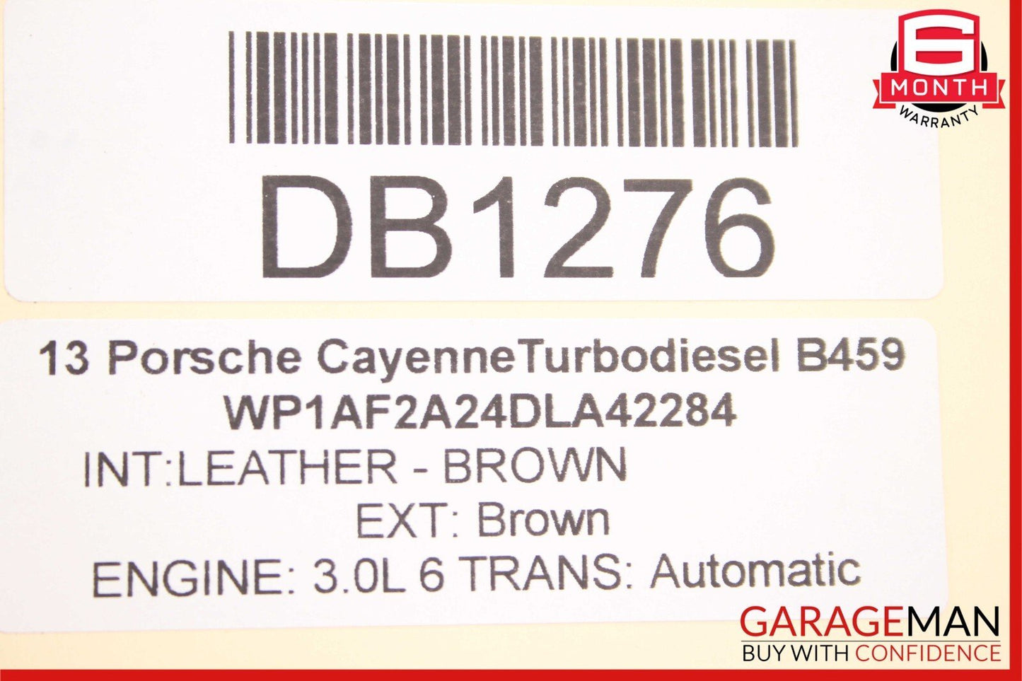 11-17 Porsche Cayenne 958 3.0L Turbo Rear Diff Differential Axle Carrier Assy