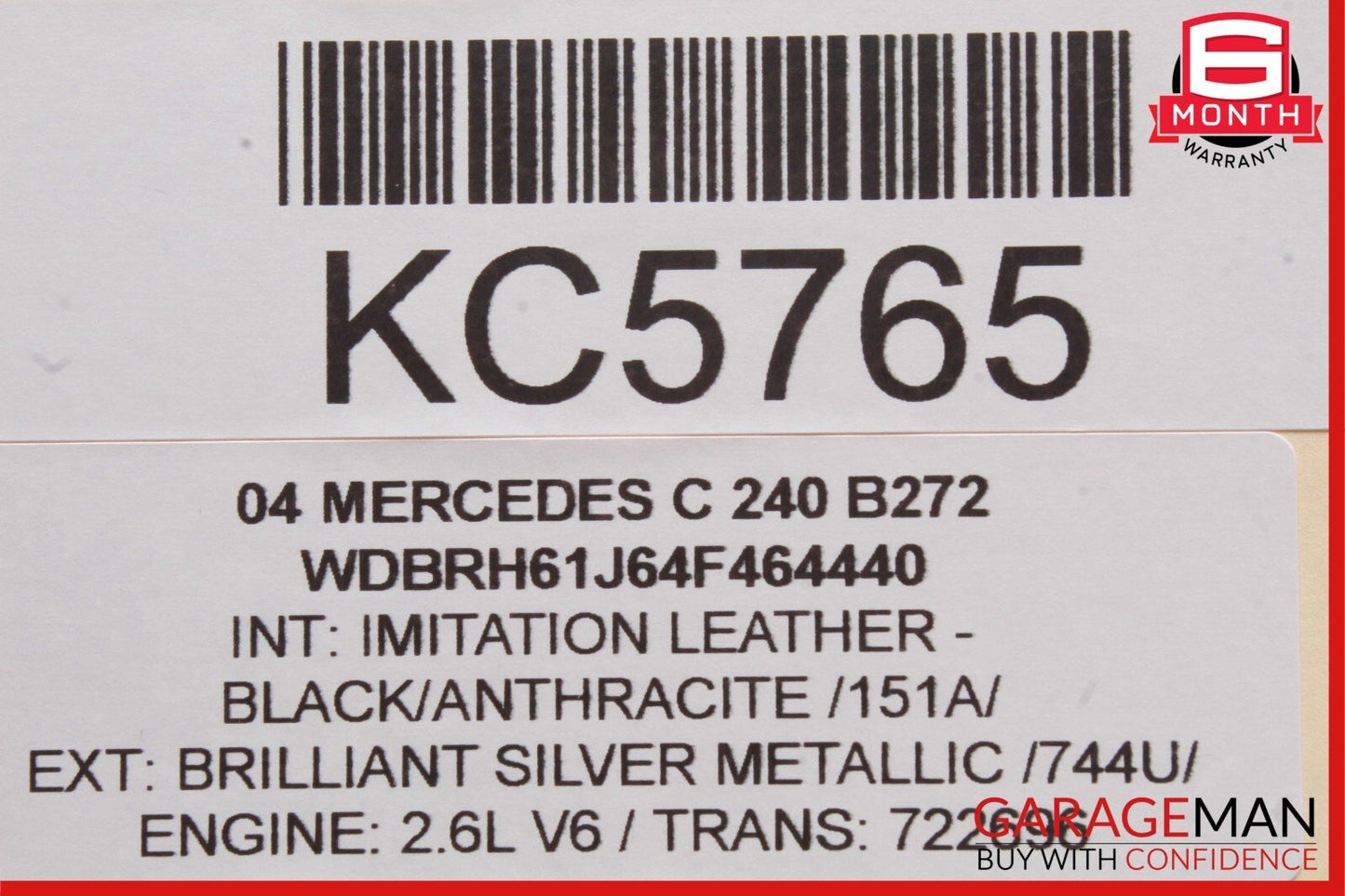 01-04 Mercedes W203 C240 Center Console Radio Hazard Light Trim Panel Bezel Wood