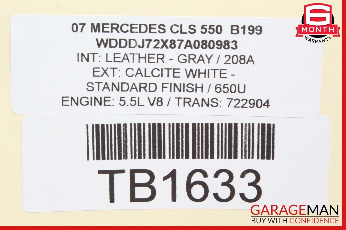 03-11 Mercedes W219 CLS550 Front Left Side Suspension Upper Control Arm RWD OEM