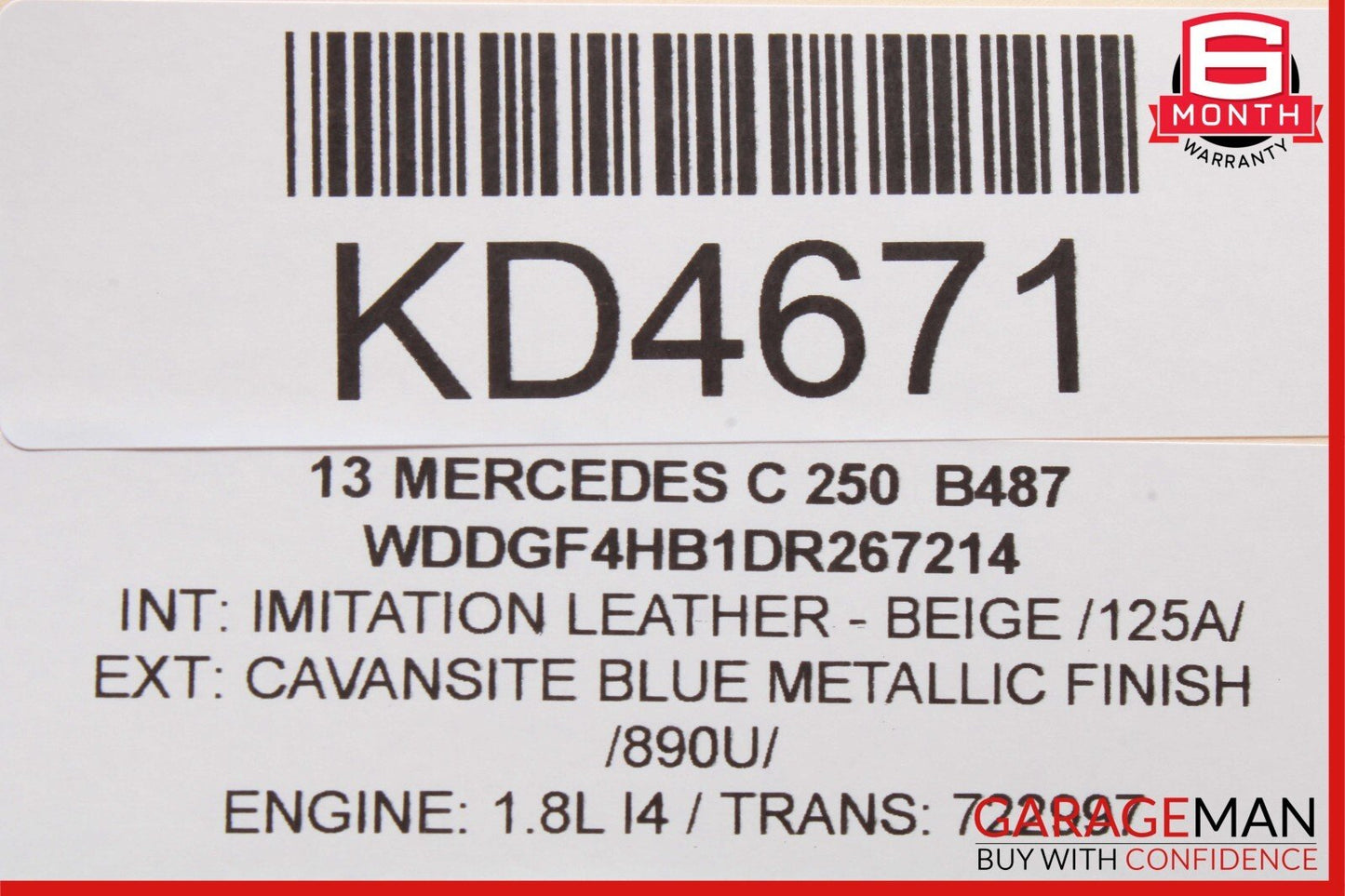 08-18 Mercedes W204 C250 C300 SLK250 Front Right Side Door Control Module Unit O
