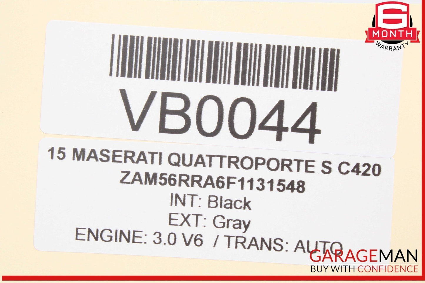 14-17 Maserati Quattroporte S Rear Right Passenger Side Door Control Module Unit