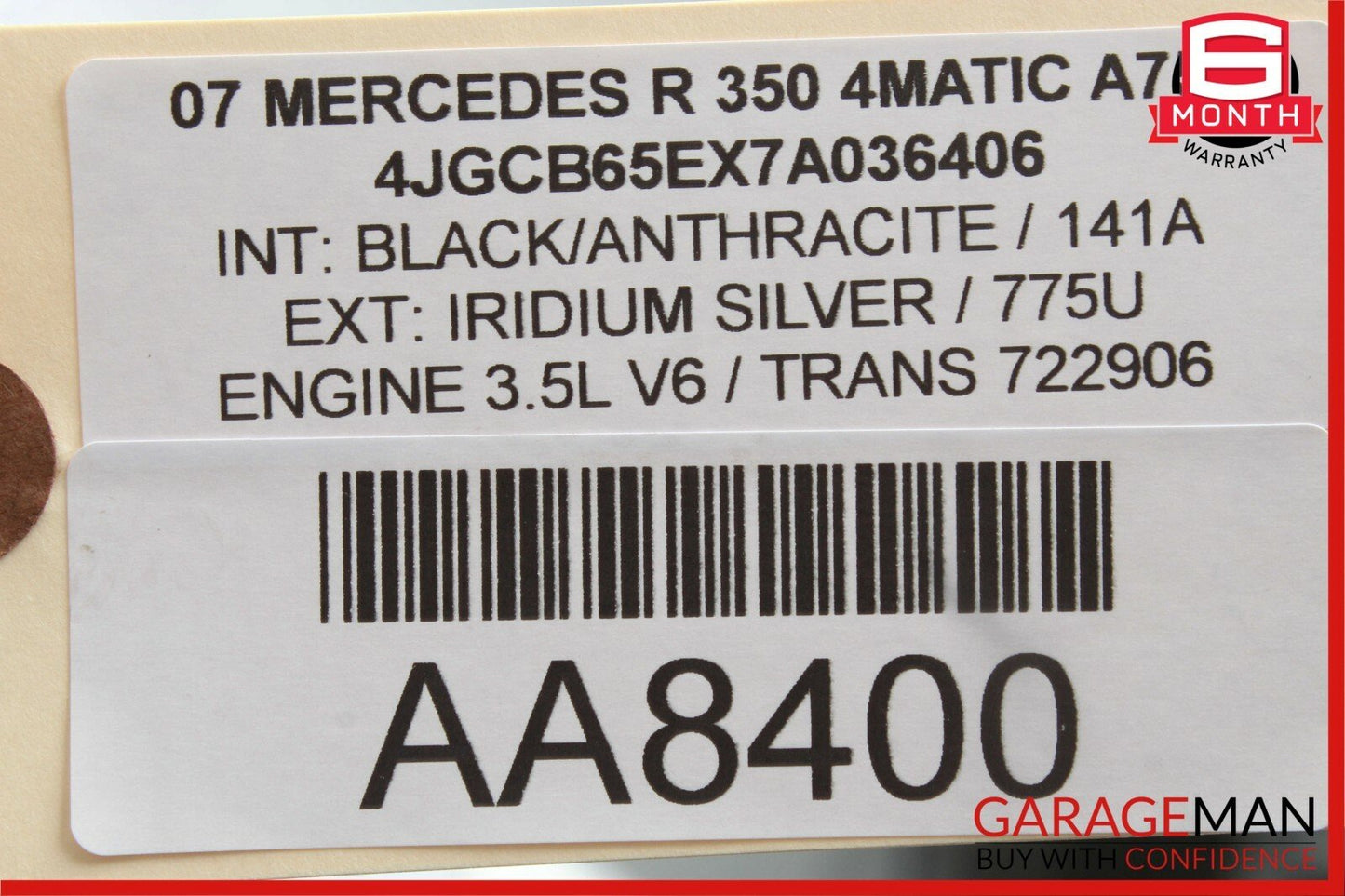 98-05 Mercedes W163 ML320 ML500 Rear Left Side Exterior Door Handle Black OEM